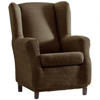 Aquiles Copripoltrona Elastico Poliestere-Cotone Marrone 37x29x5 cm – Eysa Italia