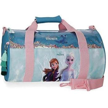 Bolsa de Viaje Disney Frozen, Azul, 35x21x11,5 cm