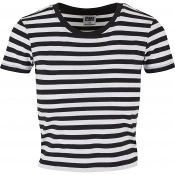 Urban Classics Casual Rundhals Shirt – Damen, L – weiße und schwarze Varianten