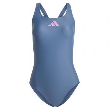 Adidas 3 Bar Logo Badeanzug blau rosa Damen