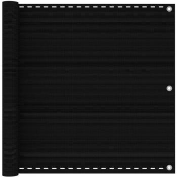 Toldo Balcón HDPE 90x300 cm Color Negro