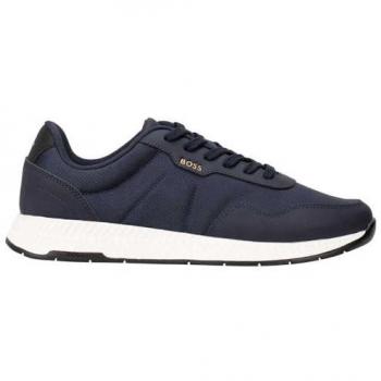 Boss Sneaker Blu Scurro Titanium 50536481