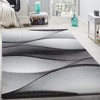 Tappeto Design Moderno Grigio Antracite 160x230 cm