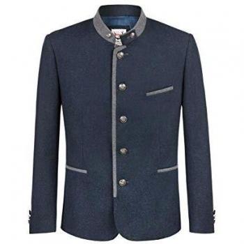 Stockerpoint Herren Quintus Business-Anzug Jacke, Blau-Stein, 48