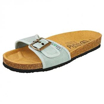 Mules Femme Natural World Aqua Textile
