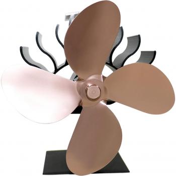 Heat-Activated Fireplace Fan