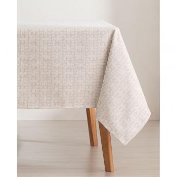 GAMUSI Elbrus Gris: Mantel Jacquard de Diseño Elegante