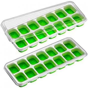 TOPELEK Stackable Durable Ice Cube Trays