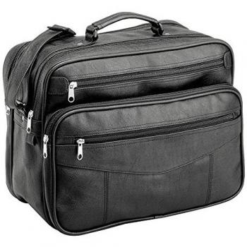 D&N Umhängetasche Business, 37 cm, 17 Liter, Schwarz