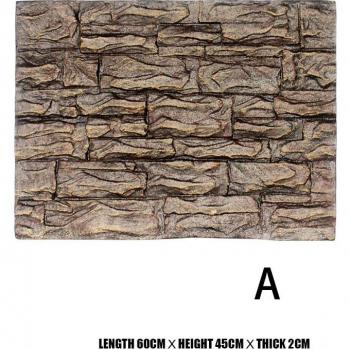 3D Rock Stone Foam Board for Reptiles 60x45cm