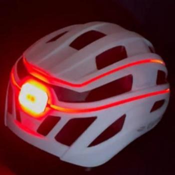 Velohelm Gist Luxo mit integriertem Licht