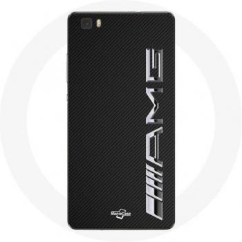 AMG Logo Carbon Case for Huawei P8 Lite