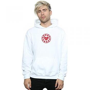 Sweat Marvel Avengers Endgame I Love You 3000 Tony Stark Cœur Blanc Taille L