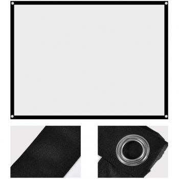 60-100 Inch Portable Projector Screen 4:3