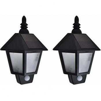 Alrisha 6-Piece Outdoor Solar Fence and Gutter Light Set