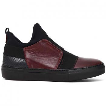 Multibradoux Sneaker Nero 1782 Elastico Lycra Café Noir