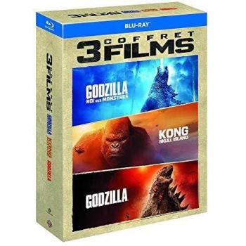 Godzilla + Godzilla : Roi des Monstres + Kong : Skull Island [Blu-Ray]