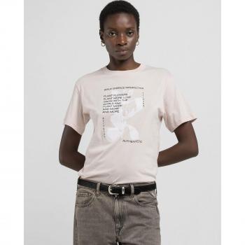 Replay W3591 Powder Pink Casual Tee, Female XS
