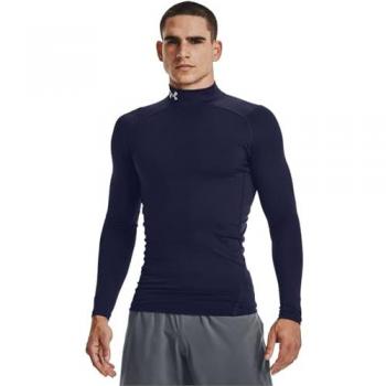 ColdGear Fitted Mock Long Sleeve Bleu C410