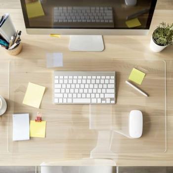 Waterproof Clear Desk Mat, Anti‑Slip, 60 x 40 cm