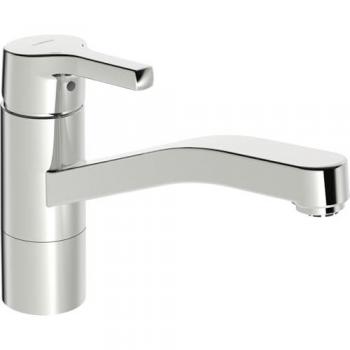 Mitigeur de cuisine Hansapaleno 56481103, pivotant, projection 215 mm, basse pression, chromé