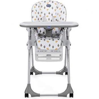 Chicco Polly Easy Romantic High Chair, 4 Wheels