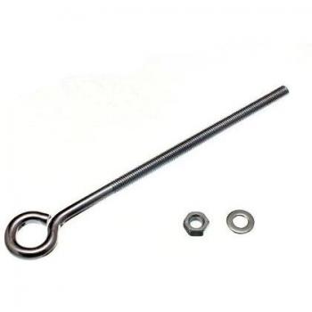 Eye Bolt with Nuts and Washers M8 8mm x 200mm BZP Weatherproof