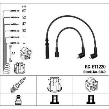 Kit de cabos de ignição NGK 6369