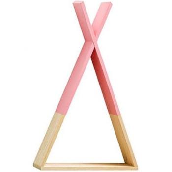Lovely Kids Room Triangle Shelf
