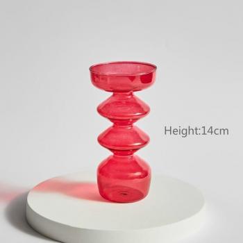 Bougeoir en verre pour Noël