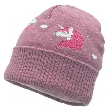 MAXIMO Strickmütze mit Einhorn-Design für Mädchen