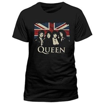 Men's Queen British Flag Rock T-Shirt XL