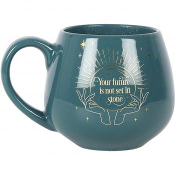 Green Heat Sensitive Colour Changing Fortune Teller Mug