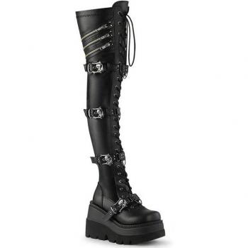DemoniaCult SHAKER-420 Gothic Plateau Stiefel