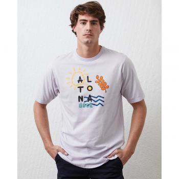 Camiseta de manga corta Altonadock para hombre con estampa delantera