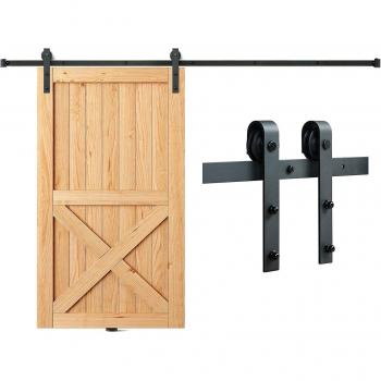 Single Door Barn Door Hardware Kit