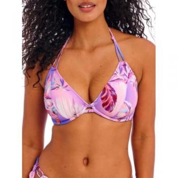 Freya Miami Sunset Halterneck Top – Purple – Size 30F – Women's Bikini