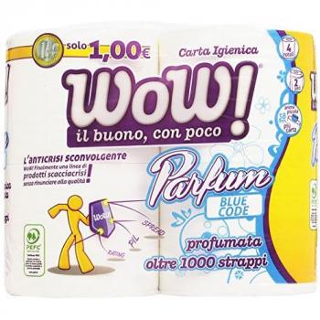 Papier WC aromatisé Wow 2 plis – pack de 4