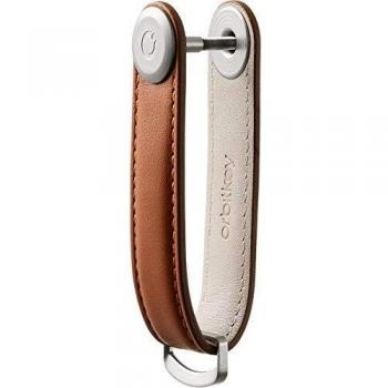Orbitkey 2.0 Leder Schlüsselhalter Cognac/Tan