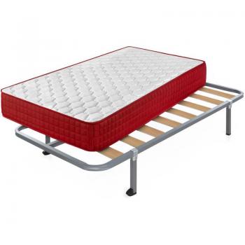 Cama ThermoSleep 15 + Somier Hades con 4 patas cuadradas