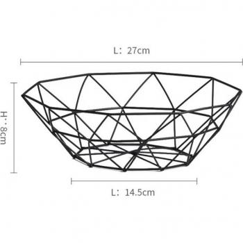 Wrought Iron Fruit Display Basket