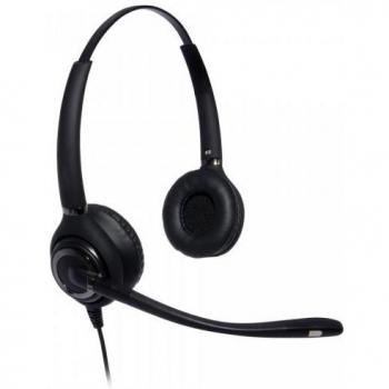 Binaural Headset with Noise Cancelling for Nortel Meridian M3110