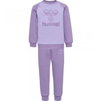 Unisex Baby-Strampler Hummelschild Violett 56