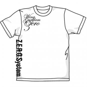 Gundam Wing Zero T-shirt L White