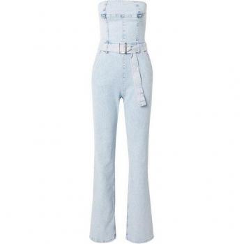 Trendyol Hellblauer Jumpsuit mit Gürtel für modebewusste Frauen