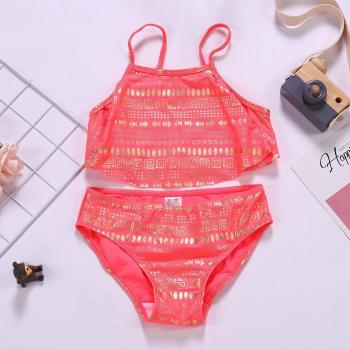 Conjunto de bikini infantil para playa