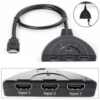 Convertisseur HDMI 3 entrées 1 sortie 1080p