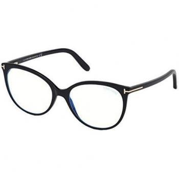 Occhiali Vista Donna Tom Ford FT‑5598‑B Blue Block nero