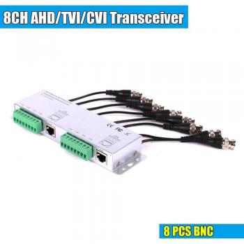 BNC auf UTP 8-Kanal Video Balun Adapter 720P 1080P