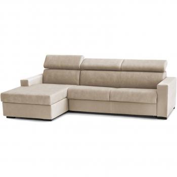 Angle lounge en tissu matelassé Talamo 140×95 cm